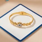 stainless steel 18K gold-plated bracelet