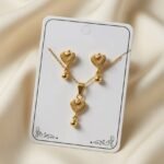 love earrings +locket