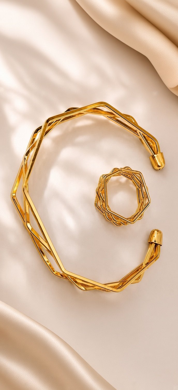 2026/09/1000090986.jpg 3 line bracelet with ring - Image 1